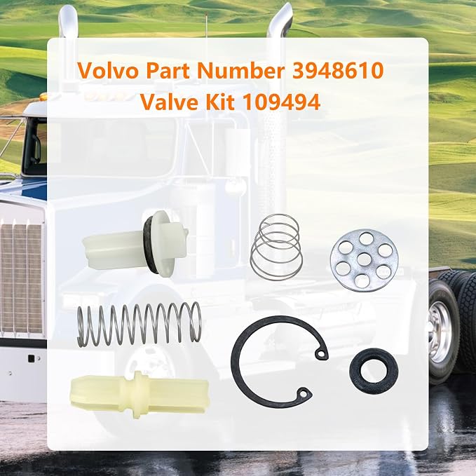 109494 Air Brake Dryer Delivery Port Check Valve Repair Kit Fit - Image 7