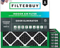 Filterbuy 25x25x1 Air Filter MERV 10 Odor & Allergy Defense by Filterbuy