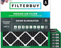Filterbuy 24x24x1 Air Filter MERV 10 Odor & Allergy Defense by Filterbuy