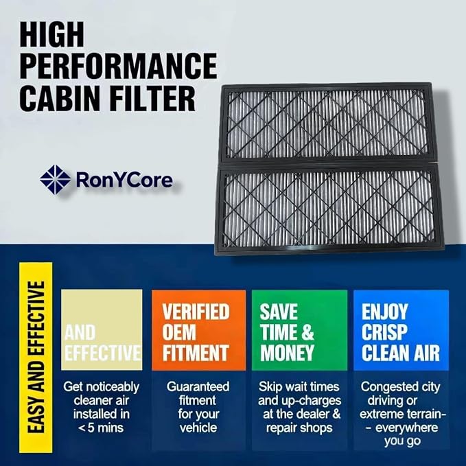 Cabin Air Filter for Tesla Model Y 2020-2024, HEPA & Activated Carbon Air - Image 5