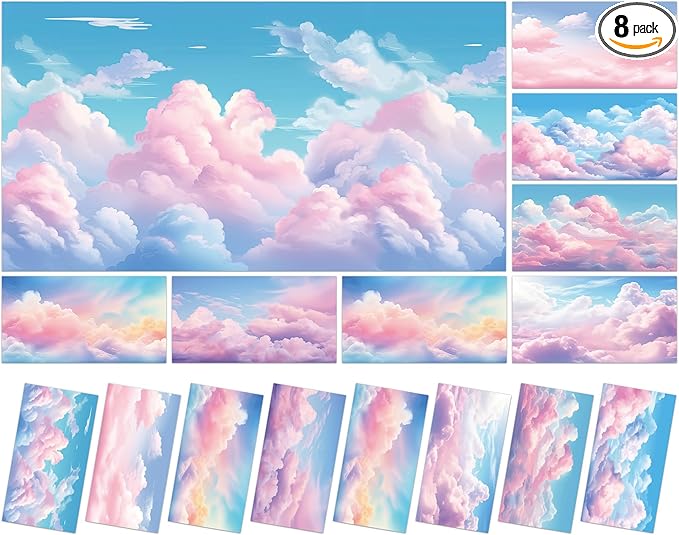 8 Pcs Fluorescent Light Covers by Wiooffen