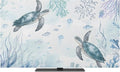 Summer Sea Turtle Fish Coral Indoor TV Cover, Elastic TV Screen Protector by Unknown