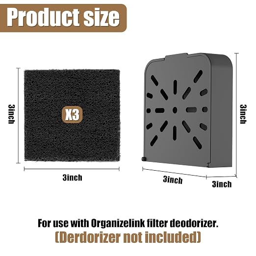 3-Pack Trash Can Odor Filter Refills, Carbon Filters Dog Poop Trash Can - Image 3