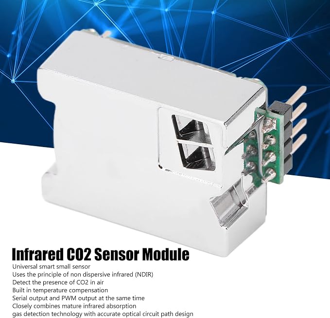 Fafeicy Carbon Dioxide Sensor Module, Infrared Technology, Precision Machined - Image 3