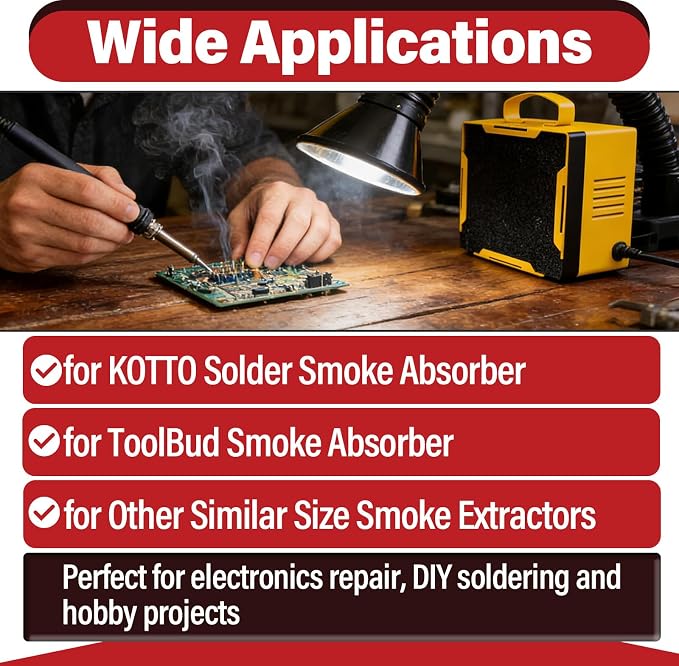 20Pcs Activated Carbon Solder Filter Compatible - Image 4