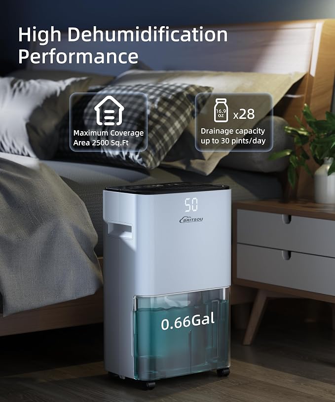 34 Dehumidifier for Basement and Bedroom, Covers 3500 Sq.Ft - Image 3