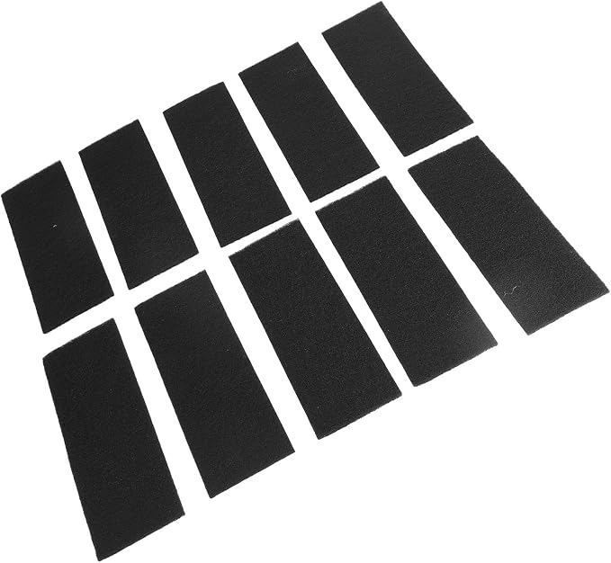 10Pcs Ceiling Fan Blade Filters Self Adhesive Rectangular Coconut Carbon - Image 5