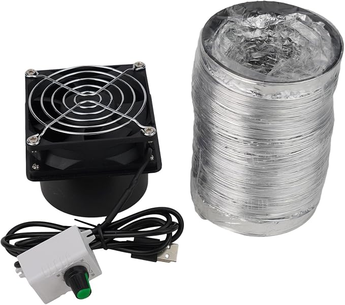 Smoke Absorber Fume Extractor Fan USB Adjustable Solder Pipe Duct Exhuast Fan - Image 9