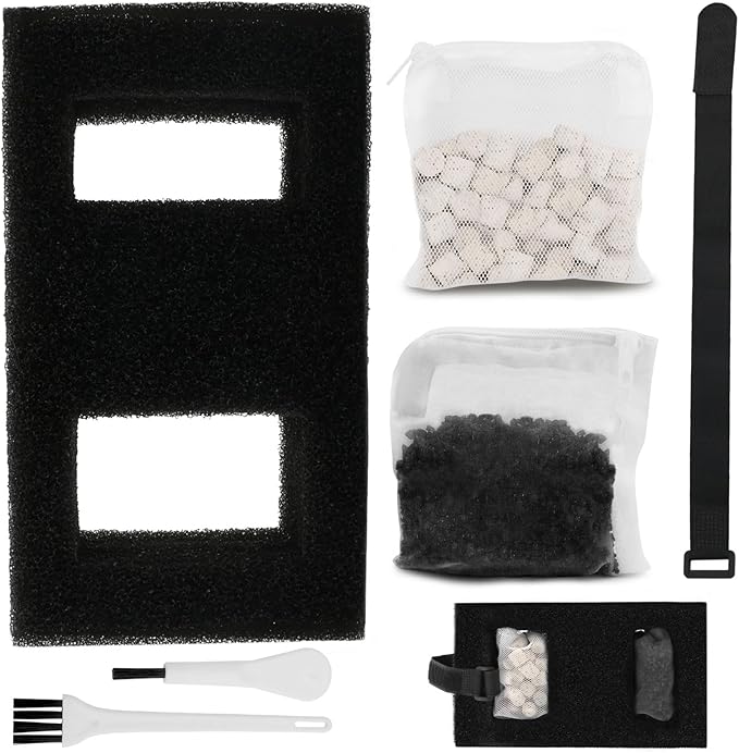 Aquarium Filter Media Set for Fluval SPEC, Betta and Flex Desktop Aquarium by Unknown