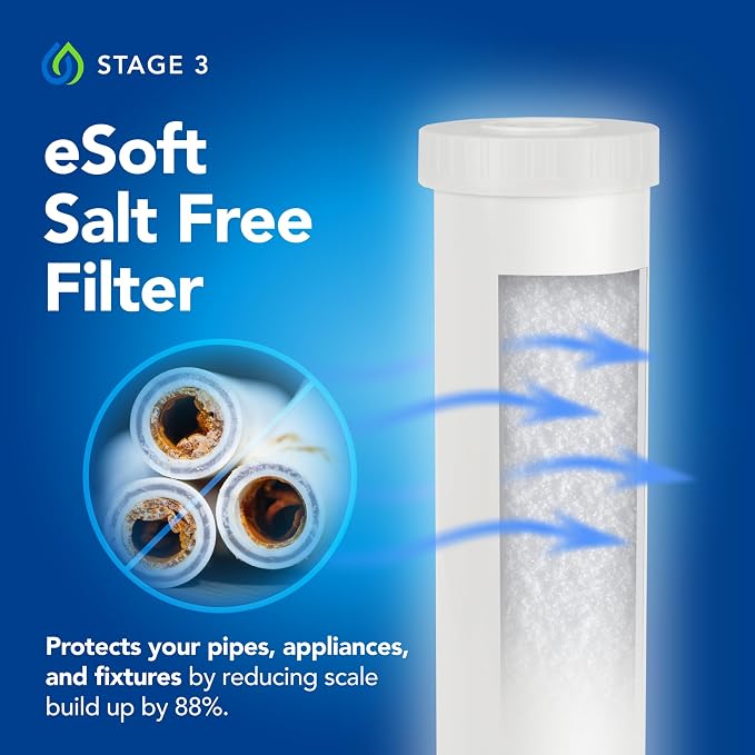 E-3000UV Whole House Salt-Free Water Softener & Filter Combo - Image 5