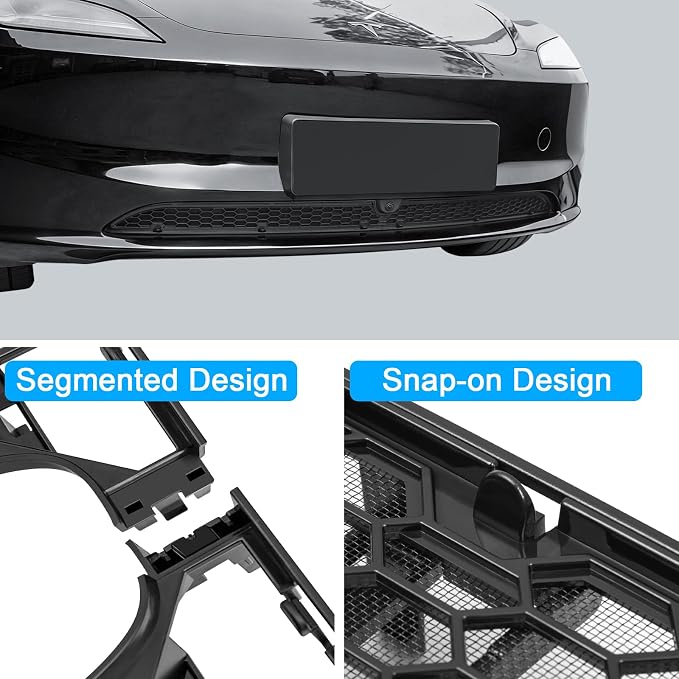 Grille Mesh Inserts for New 2026 Tesla Model 3 Highland - Image 5
