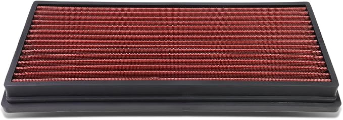 DNA Motoring AFPN-105-RD Clean Air Washable Drop In Panel Air Filter Enhance by DNAMOTORING