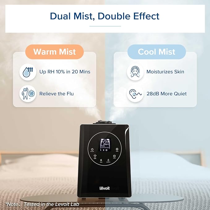 Levoit LV600HH 6L Warm&Cool Mist Humidifier - Image 3