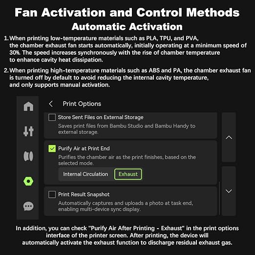 Original Bamboo P2S External Exhaust Fan Kit - Image 3