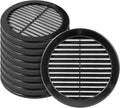 10pack 6" Inch Black Plastic Round Vent Cover by HVACOV