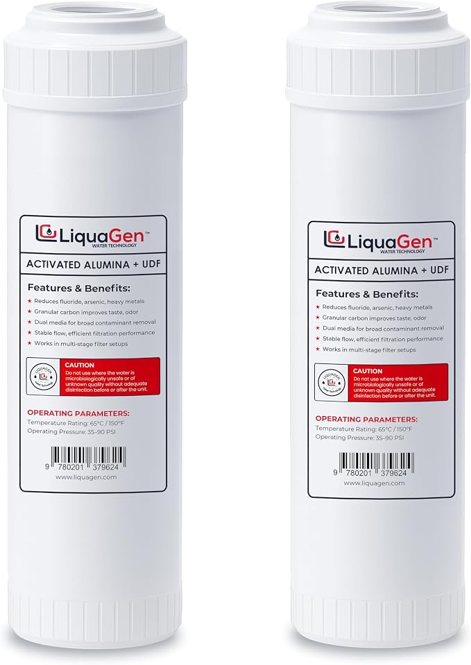 LiquaGen Activated Alumina & Coconut Carbon Water Filter Cartridge – Helps - Image 2
