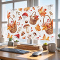 Fall Thanksgiving Maple Leaves Indoor TV Cover, Elastic TV Screen Protector by Unknown