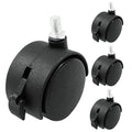 4pcs 2 Inch Swivel Caster Wheels, Heavy Duty Swivel Stem Casters Wheels by suiwotin