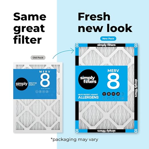 Simply 10x10x1 Air Filter, MERV 8, 8 Pack, - Image 3