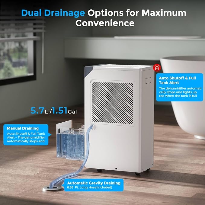 4500 Sq.Ft Most Efficient Energy Star, Max 80Pint/D Smart Compressor - Image 5