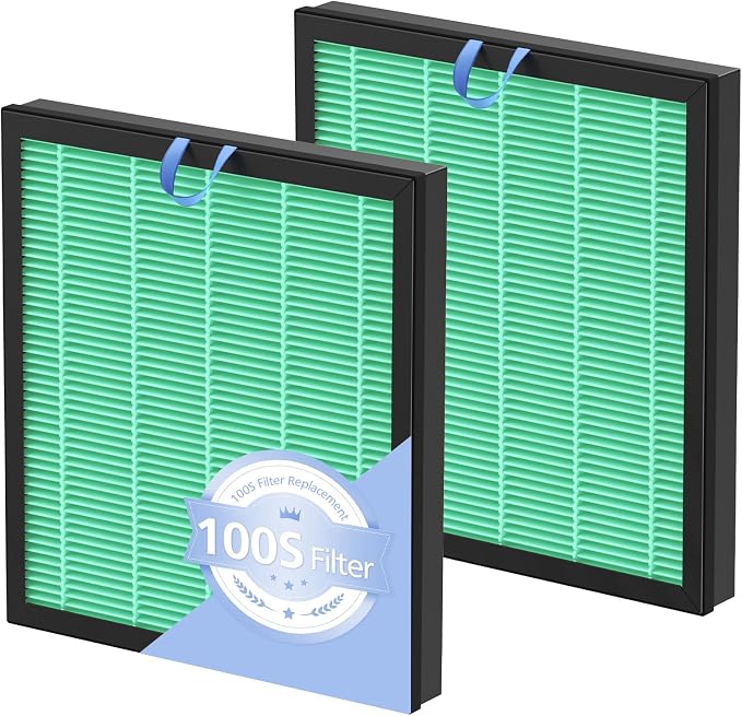 2 Pack Vital 100S Toxin Absorber Replacement Filter by LINNIW