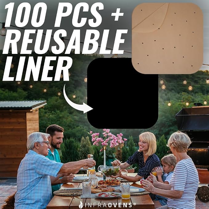 Parchment Paper Sheets for Ninja Air Fryer Pro XL 6-in-1 6.5 qt, Extra Large - Image 5
