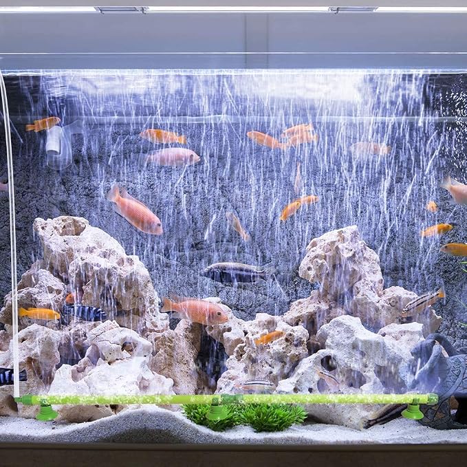 Quickun Aquarium Air Stone Bubble Wall Tube Oxygen Diffuser Bar Decor Accessory - Image 6