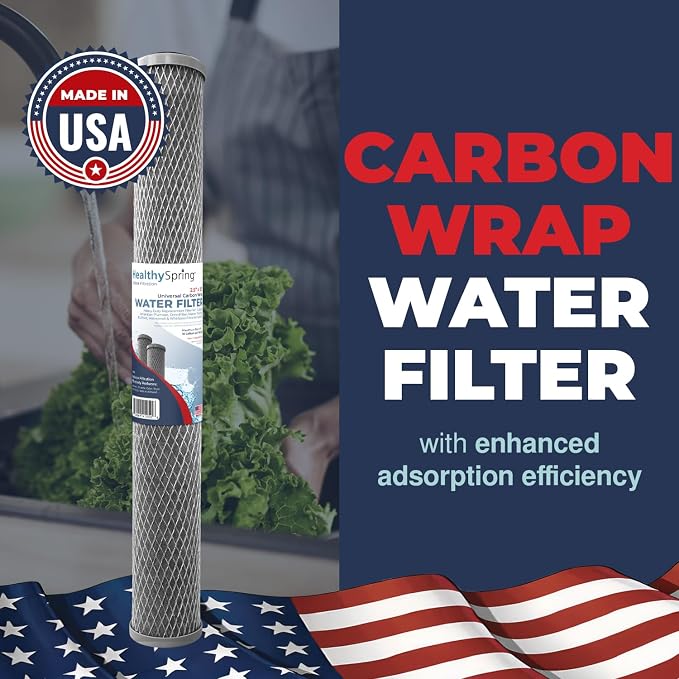 5 Micron 2.5" x 20" Whole House CTO Carbon Sediment Water Filter Cartridge - Image 2