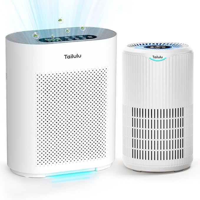 Air Purifiers for Home up to 2200 Ft² Large Room, H14 Hepa Air Purifier by Tailulu