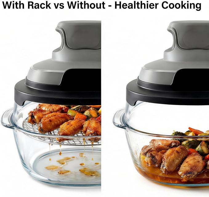 2PCS Crisper Rack for Ninja Crispi Air Fryer FN101, 304 Stainless Steel - Image 3