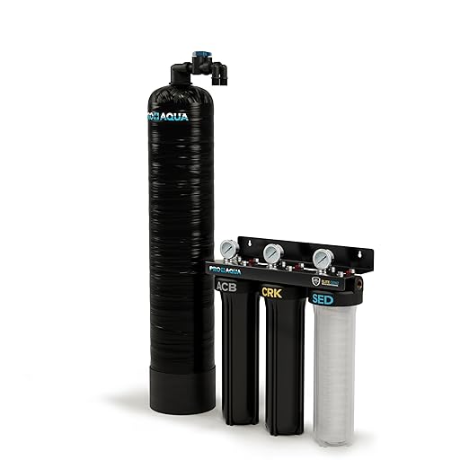PRO+AQUA Elite Whole House Water Filter 3 Stage Well Water Filtration System by PROAQUA