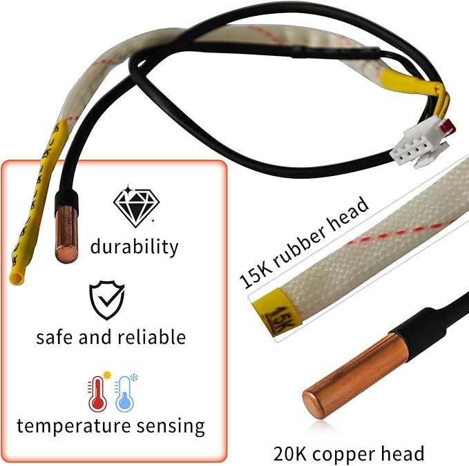 Air Conditioner Temperature Sensor Thermistor Probe Freeze Control Sensor - Image 7