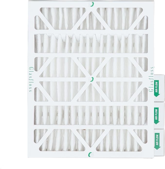 Glasfloss ZL 20x25x4 MERV 13 Pleated 4" Inch Air Filters by Glasfloss