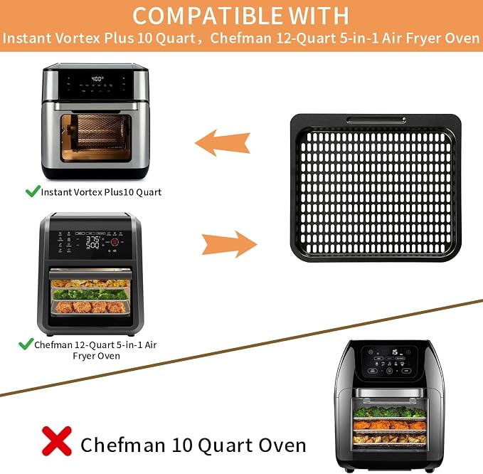 Air Fryer Cooking Tray for Instant Vortex Plus10 Quart Chefman 12 Quart - Image 3