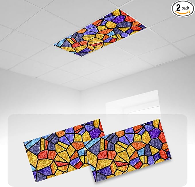 2 Pcs Fluorescent Light Covers by Euphonium