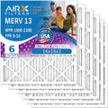 AIRX FILTERS WICKED CLEAN AIR. 16x16x1 Air Filter MERV 13 Electrostatic Pleated by AIRXFILTERSWICKEDCLEANAIR
