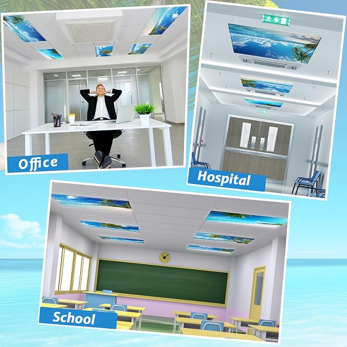 6 Pcs Fluorescent Light Covers - Image 5