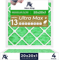 MervKing 20x20x1 Air Filter Actual Size: 19.7" x 19.7" x 0.75" MERV 13 MPR by MervKing