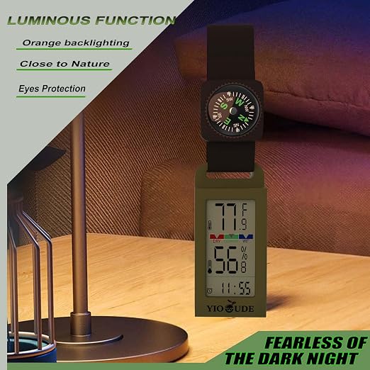 Indoor Outdoor Portable Thermometer Hygrometer - Image 5