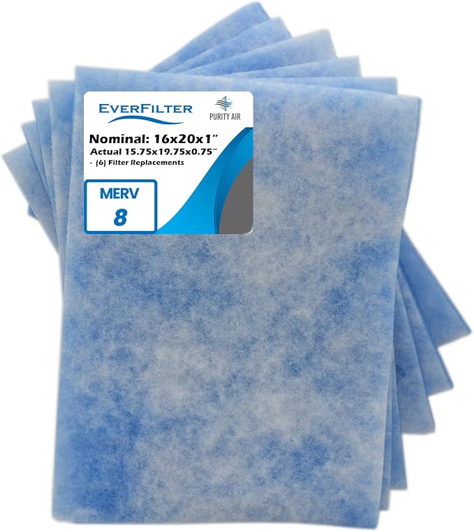 16x20x1 Air Filter MERV 8 Filter Media Replacements only, HVAC AC Furnace Air by PurityAir