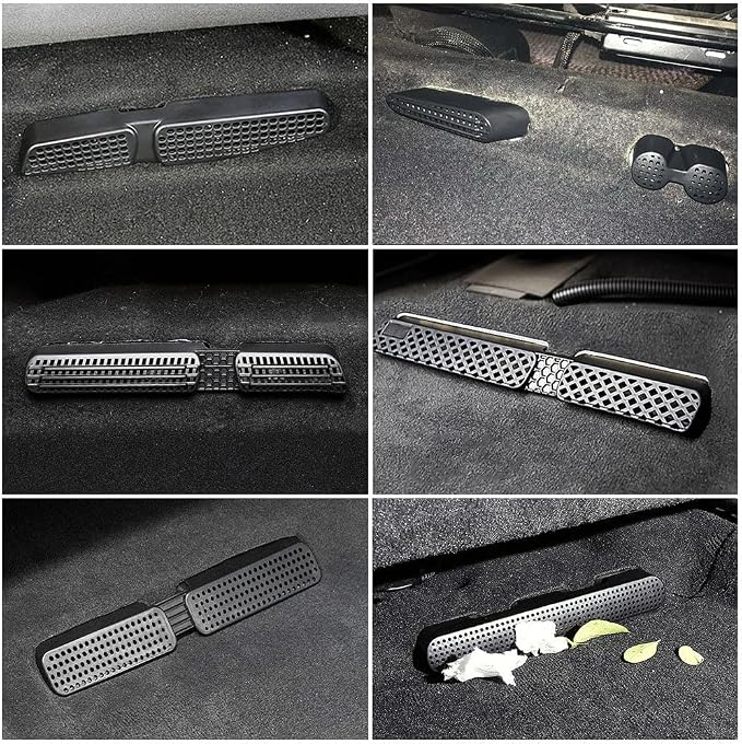 DrvixRex Car Under Seat Floor Rear AC Heater Air Conditioner Duct Vent Cap - Image 2