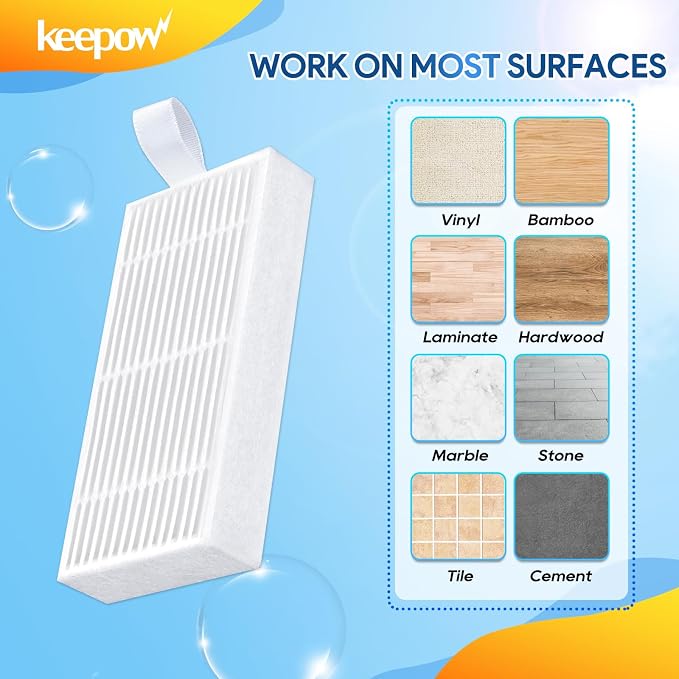KEEPOW 10 Pack HEPA Filters Replacement Compatible - Image 6