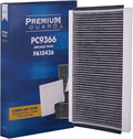 PG PC9366 Activated Charcoal Cabin Air Filter | Fits 2010-2018 Mercedes-Benz by PremiumGuard