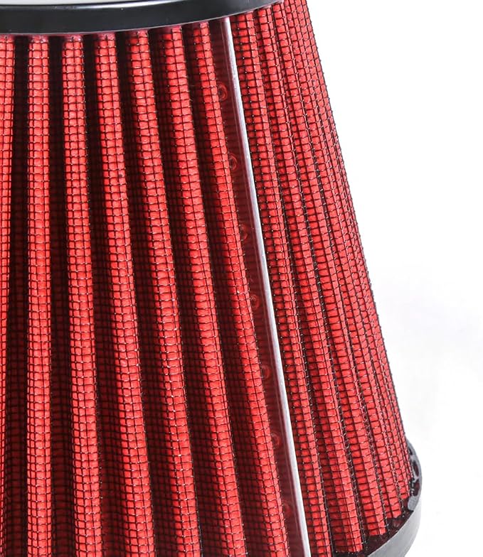Universal 6" 152mm High-Flow Air Filter, Reusable Cone Cold Air Intake - Image 8