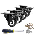 2" Swivel Casters Set of 4, Heavy Duty Locking Casters by CLOATFET