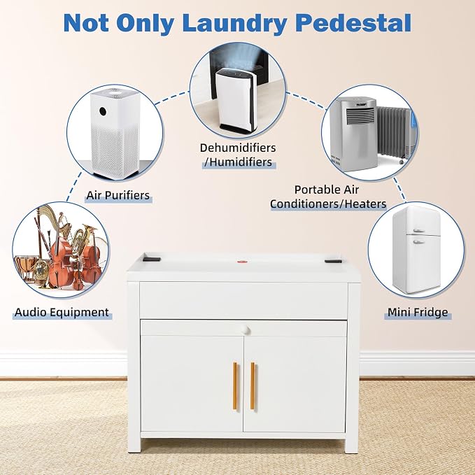 Laundry Pedestal, 700 LBS Capacity Washer Dryer Pedestal, Heavy Duty - Image 2