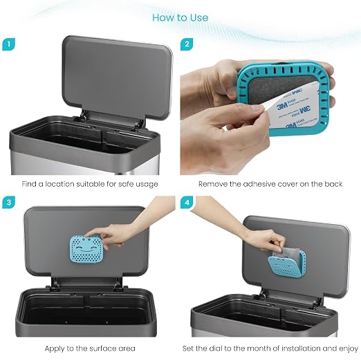 Home Zone Living CleanAura Deodorizing Filter Kit - Image 2