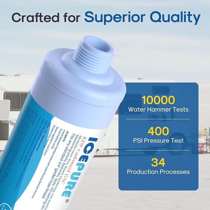 ICEPURE RV Water Filter system for Garden, Boat Hose for Drinking, Car Washing - Image 7