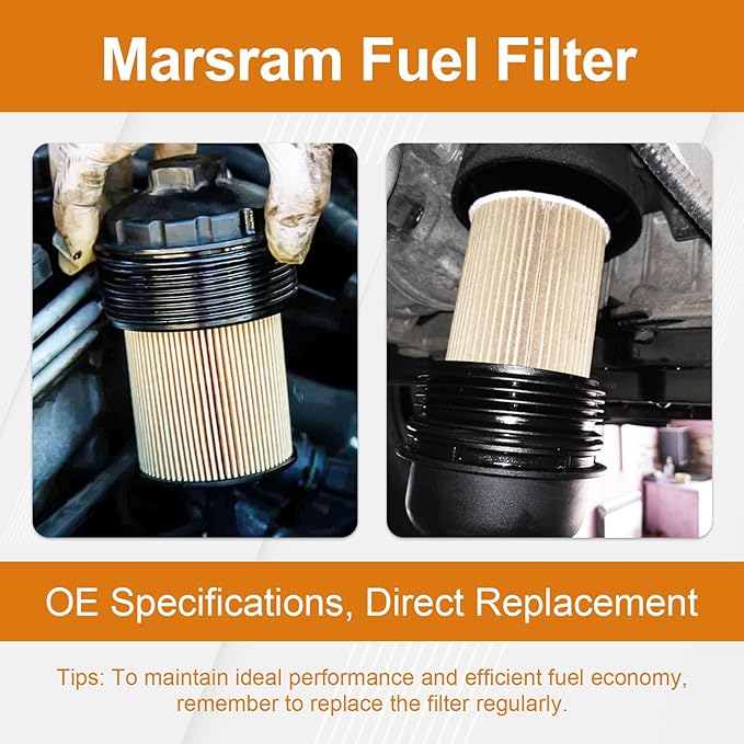 Marsram Fuel Filter for Ram 2500 3500 4500 5500 6.7 Cummins Diesel, Fuel - Image 7