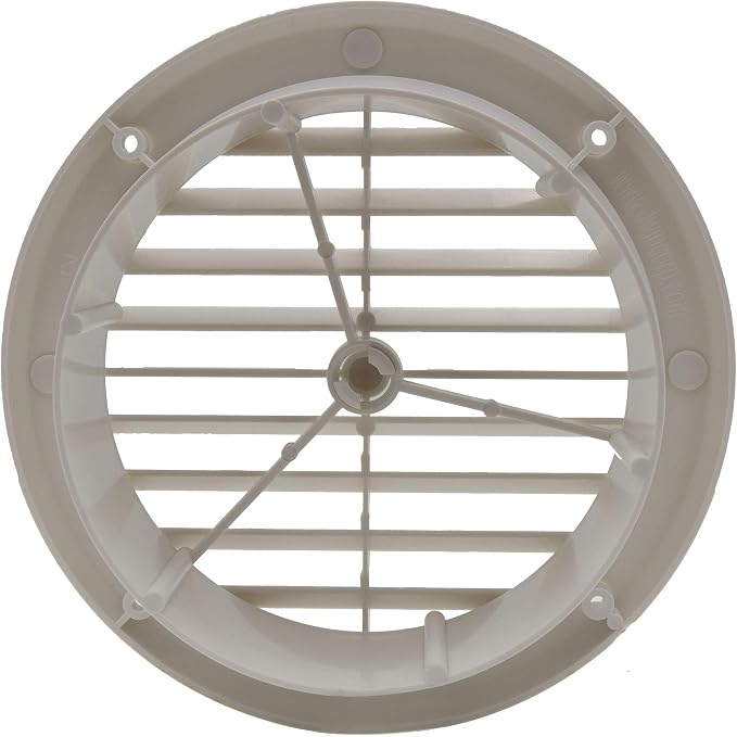 RecPro RV AC Vent 5" Side Vent | Optional Charcoal Filter | White | Camper AC - Image 5